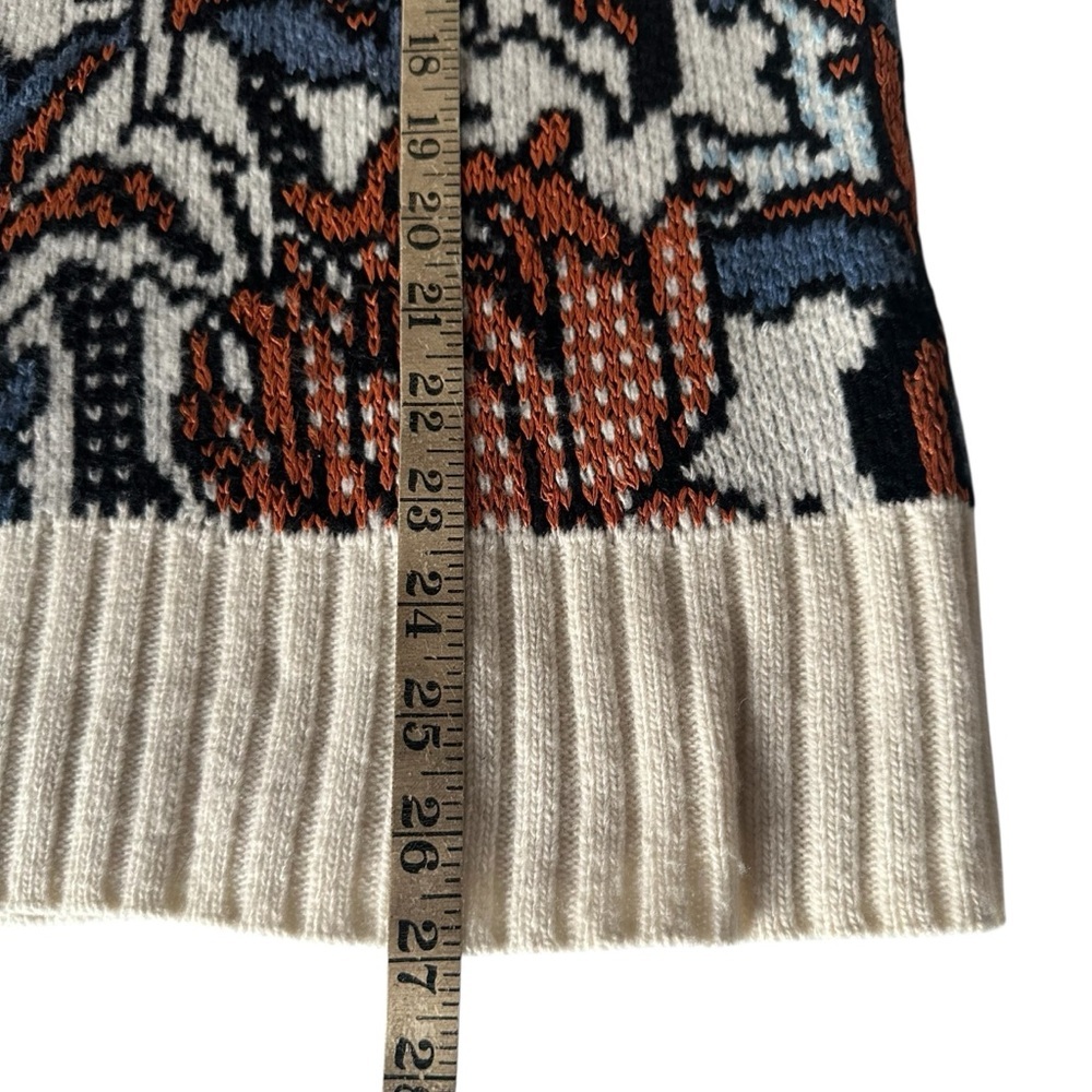 ANTHROPOLOGIE ERIS DOT MOTIF FLOWER SWEATER SIZE MEDIUM - Picture 15 of 16